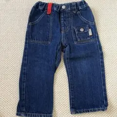 Miki House ダークブルーデニムパンツ 90cm