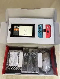 美品⭐︎使用回数数回のみのNintendo Switch 本体 付属品と箱付き