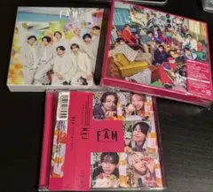 timelesz「FAM」初回盤A/初回盤B/通常盤2枚組 3枚セット 特典なし