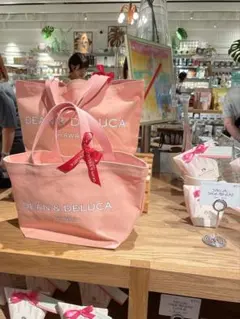 ディーンアンドデルーカ ハワイ限定　ピンク　バッグ　大小2点セット　新品