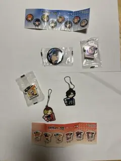 ハイキュー　くら寿司コラボ　キャラクターグッズセット キーホルダー・缶バッジ