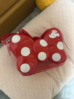 ディズニー　ポップコーンバケット　ミニー　リボン型