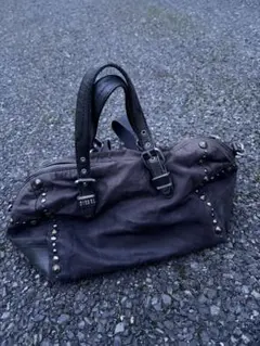 00s DIESEL archive Y2K ミニハンドバッグ スタッズ 黒