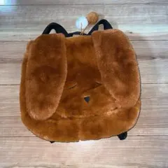 ZARA girlsザラキッズ未使用フェイクファーうさぎリュックブラウンラビット