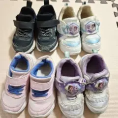 アナと雪の女王 スニーカーなど 4足セット