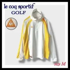 ルコックスポルティフ　長袖 ハーフジップ ゴルフウエア M メッシュ golfのサムネイル