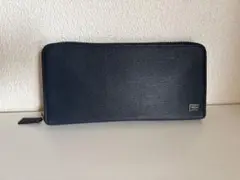 ⭐️未使用級⭐️　PORTER CURRENT　長財布　ラウンドジップ　ネイビー