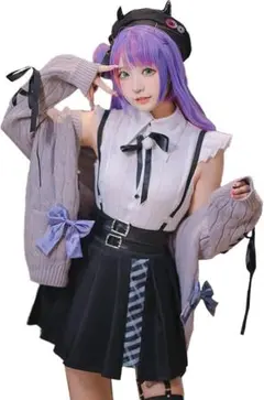 常闇トワ コスプレ フルセット Amazon.co.jp: 【エルフ森林】 常闇トワ コスプレ 衣装 とこやみ