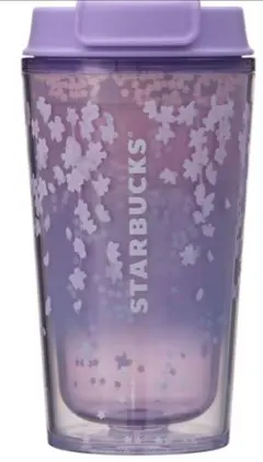 スタバ　SAKURA2025タンブラーパープル355ml スターバックス