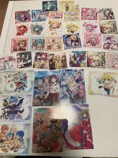 初音ミクキラキラクリアカード　初音ミクキラキラシール　ピアプロ