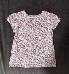 花柄フリル袖Tシャツのサムネイル