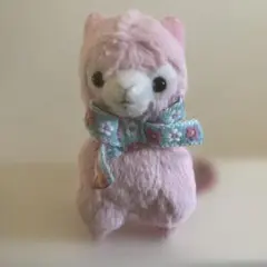 ふんわか　アルパカッソ　アルパカ　ぬいぐるみ　ピンク