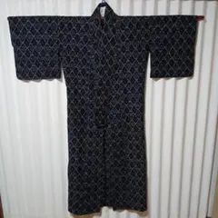 あ*り様 古布　昔の着物【絣】③ 木綿生地　久留米絣？　ハンドメイド　リメイク素