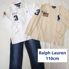 ラルフローレン　110cm　長袖　ロンＴ　シャツ　デニム