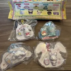 パッケージチャーム　サンリオ　 4個セット
