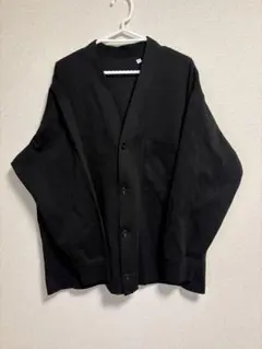 ユニクロU スウェットカーディガン ブラック　XXL