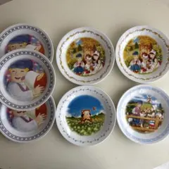 ヤマザキ春のパン祭り　フランダースの犬　ラスカル　 皿7枚セット