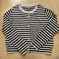 H&M カーディガン　ボーダーのサムネイル