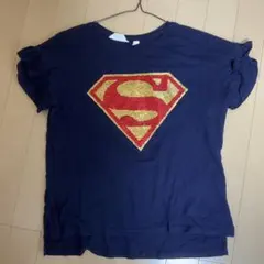 GAP スーパーマンロゴ Tシャツ ネイビー