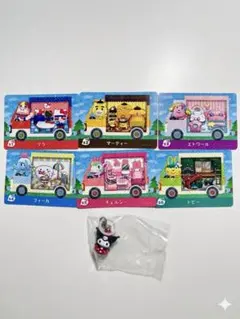 【全6種】どうぶつの森 amiiboカード サンリオコラボ&めじるし クロミ