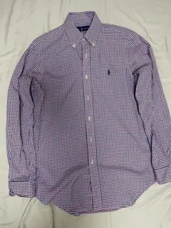 【美品】ラルフローレン ボタンダウンシャツ S 170/92A 阪急メンズ館