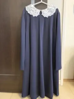 COMME CA ISM フォーマルワンピース　ネイビー　140 着用一回