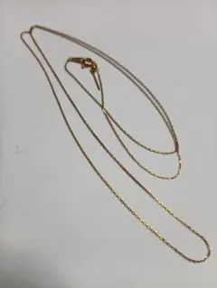 ゴールドカラー チェーン ネックレス SV925