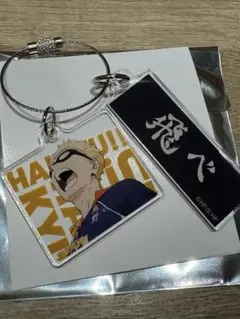 ハイキュー　トレーディングアクリル2連キーホルダー　月島蛍