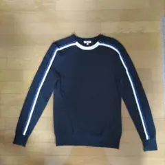 メンズ　AIGLE ネイビー ニット　 M