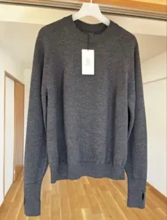 BATONER AGING WOOL SIGNATURE CREW NECK