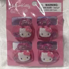 Hello Kitty ハート型ミニクリップ 4個セット