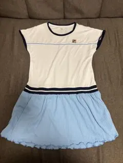FILA テニス ホワイト/ブルー ワンピース