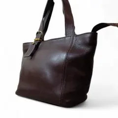 正規品 オールドコーチ ハンドバッグ レザー 革 ブラウン タグ付き COACH