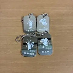 GLAY EXPO 2001 メタリックキーホルダー 4個セット GLAY キーホルダー 4種セット - メルカリ