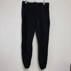 H&M【S】ブラック スウェットパンツ シンプル カジュアル