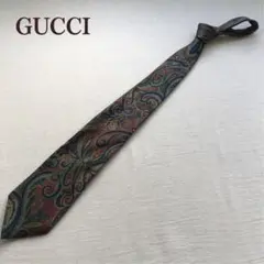 GUCCI ペイズリー マルチカラー レギュラー 絹 【n9757】のサムネイル