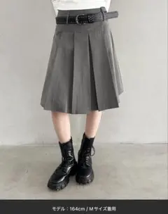 Bamm ミディ丈プリーツスカート