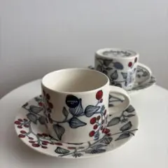 ヴィンテージ アラビア ルノ バタフライ 6枚セット フィンランド製