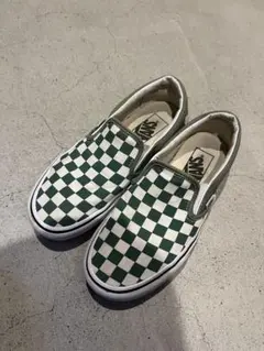 VANS チェッカーバンズヴァンズスリッポンキッズガールgirlレディース