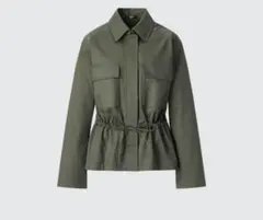 【新品】ユニクロ ユニクロc コットンブレンドドローストリングジャケット