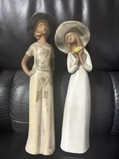 男女の陶器フィギュアセット - メルカリ