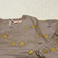 【新品・タグ付】Tinycottons 星柄 長袖ワンピース　8y