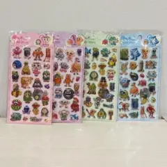 イタリアンブレインロット ぷくぷくシール 立体シール ４枚セット