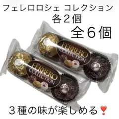 【３種全６個】フェレロ コレクション ロシェ ロンノアール ラファエロ チョコ②のサムネイル