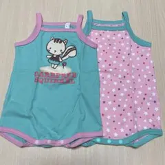 ベビーウェア　ボンアミー　70cm ピンク/グリーン ２枚組　未使用