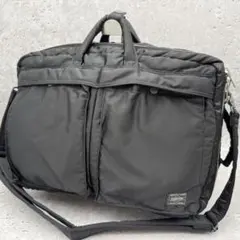 美品 PORTER TANKER 3way ブリーフケース リュック ブラック