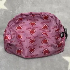 SUPER LOVERS ポーチ ピンク ハート柄のサムネイル