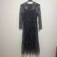 【美品】kaene オールレースワンピース