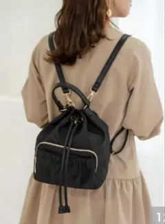 talbyyumi yumi ゆみ しまむら リュック　巾着のサムネイル