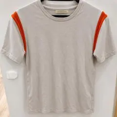 LUCA グレー/オレンジ 半袖Tシャツ　ルカ　カットソーのサムネイル